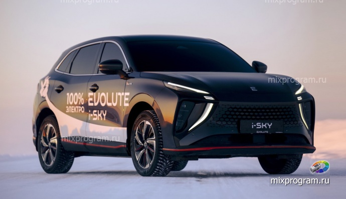 Российская марка Эволют показала ещё один электромобиль. Снова китайского происхождения